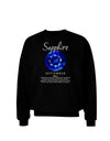 Birthstone Sapphire Adult Dark Sweatshirt-Sweatshirt-TooLoud-Black-Small-Davson Sales