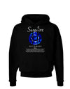 Birthstone Sapphire Dark Hoodie Sweatshirt-Hoodie-TooLoud-Black-Small-Davson Sales