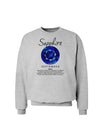 Birthstone Sapphire Sweatshirt-Sweatshirt-TooLoud-AshGray-Small-Davson Sales