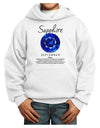 Birthstone Sapphire Youth Hoodie Pullover Sweatshirt-Youth Hoodie-TooLoud-White-XS-Davson Sales