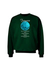 Birthstone Turquoise Adult Dark Sweatshirt by TooLoud-Sweatshirts-TooLoud-Deep-Forest-Green-Small-Davson Sales