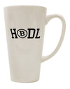 Bitcoin 16 Ounce Conical Latte Coffee Mug - Expertly Crafted for Drinkware Enthusiasts-Conical Latte Mug-TooLoud-Davson Sales