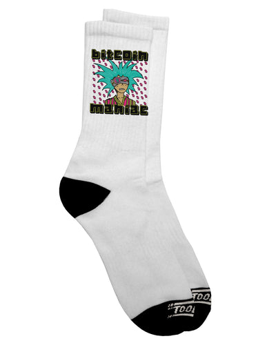 Bitcoin Enthusiast Cryptocurrency-themed Adult Socks - TooLoud-Socks-TooLoud-Crew-Ladies-4-6-Davson Sales