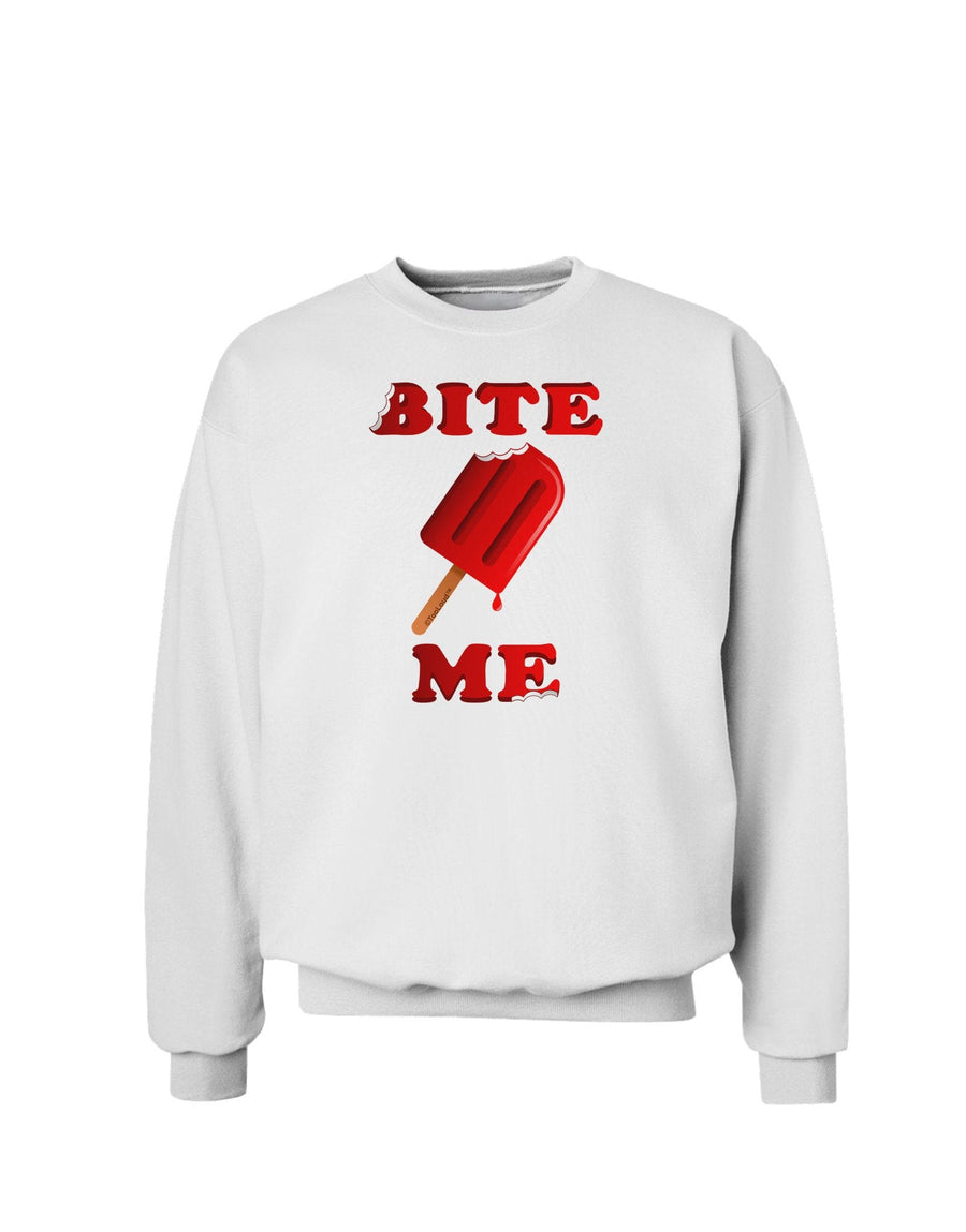 Bite Me Ice Cream Sweatshirt-Sweatshirts-TooLoud-White-XXX-Large-Davson Sales