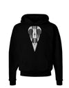 Black and White Mystic Bird Skull Day of the Dead Dark Hoodie Sweatshirt-Hoodie-TooLoud-Black-Small-Davson Sales