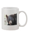 Black Bear Printed 11 oz Coffee Mug - Perfect for Sipping in Style TooLoud-11 OZ Coffee Mug-TooLoud-White-Davson Sales