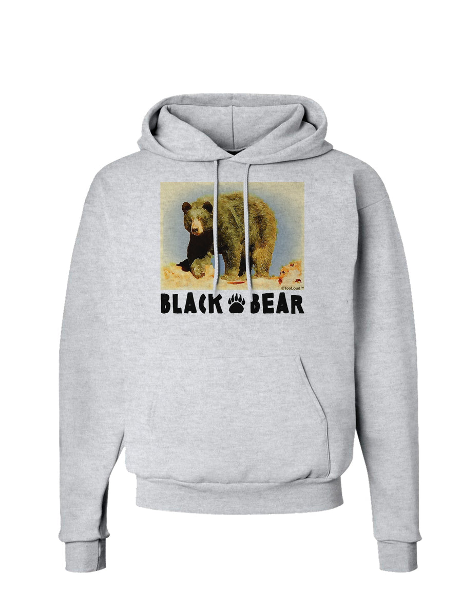 Black Bear Watercolor Hoodie Sweatshirt-Hoodie-TooLoud-White-Small-Davson Sales