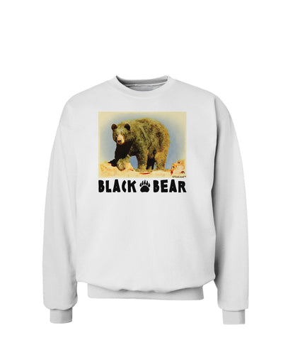 Black Bear Watercolor Sweatshirt-Sweatshirts-TooLoud-White-Small-Davson Sales