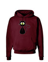 Black Cat Halloween Dark Hoodie Sweatshirt-Hoodie-TooLoud-Maroon-Small-Davson Sales