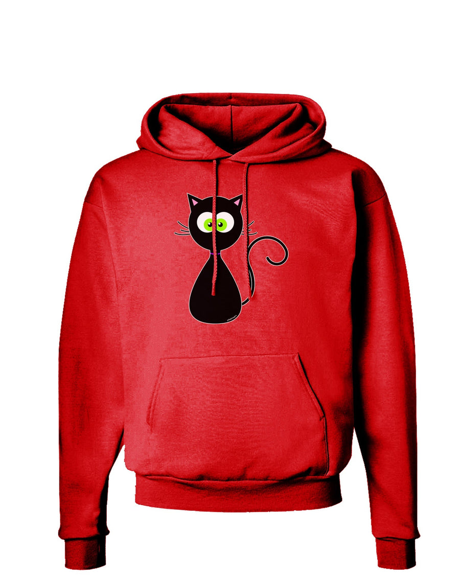 Black Cat Halloween Dark Hoodie Sweatshirt-Hoodie-TooLoud-Black-Small-Davson Sales