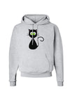 Black Cat Halloween Hoodie Sweatshirt-Hoodie-TooLoud-AshGray-Small-Davson Sales