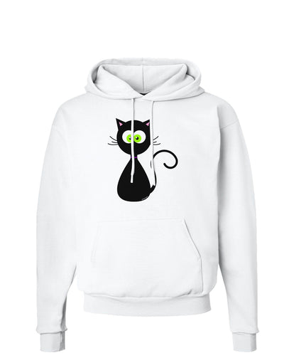 Black Cat Halloween Hoodie Sweatshirt-Hoodie-TooLoud-White-Small-Davson Sales