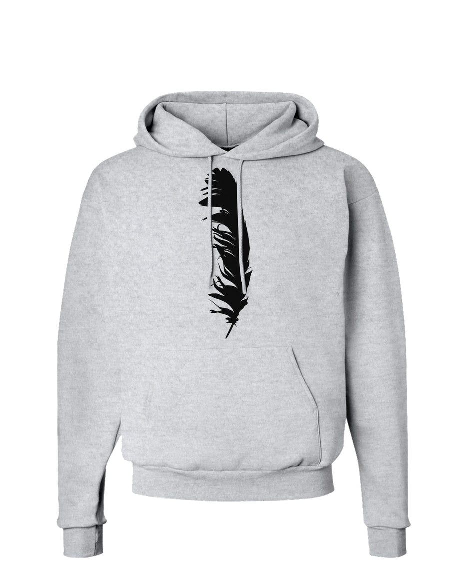 Black Feather Hoodie Sweatshirt-Hoodie-TooLoud-White-Small-Davson Sales