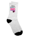 Black Friday Shopping Adult Crew Socks - A Must-Have for the Savvy Shopper-Socks-TooLoud-White-Ladies-4-6-Davson Sales