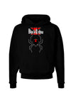 Black Widow Spider Design - Logo Dark Hoodie Sweatshirt-Hoodie-TooLoud-Black-Small-Davson Sales