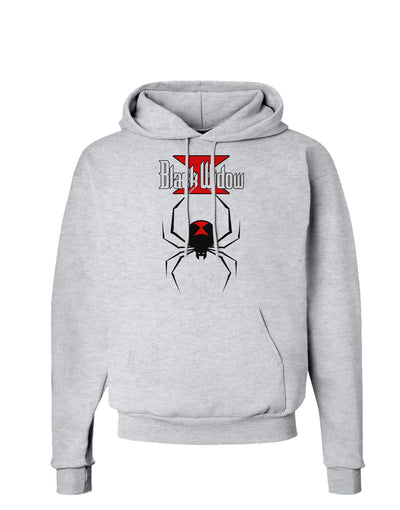 Black Widow Spider Design - Logo Hoodie Sweatshirt-Hoodie-TooLoud-AshGray-Small-Davson Sales