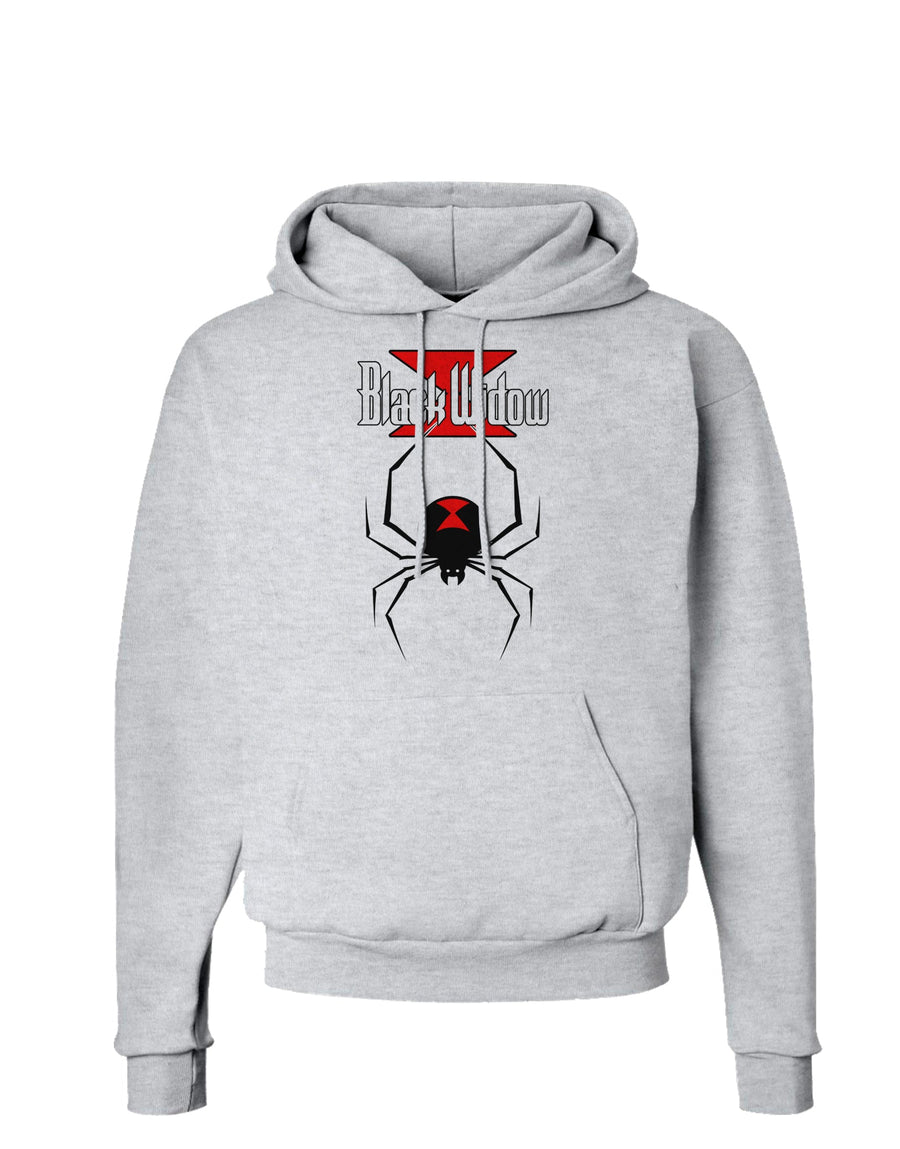 Black Widow Spider Design - Logo Hoodie Sweatshirt-Hoodie-TooLoud-White-Small-Davson Sales