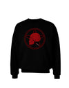 Blood Red Skull Adult Dark Sweatshirt by TooLoud-Sweatshirts-TooLoud-Black-Small-Davson Sales