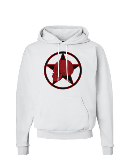 Blood Red Skull Hoodie Sweatshirt by TooLoud-Hoodie-TooLoud-White-Small-Davson Sales