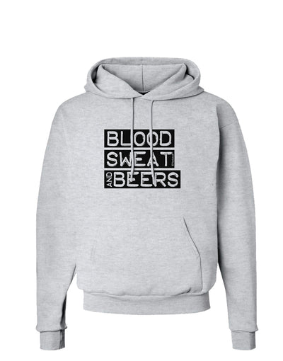 Blood Sweat and Beers Design Hoodie Sweatshirt by TooLoud-Hoodie-TooLoud-AshGray-Small-Davson Sales