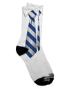 Blue and Silver AOP Adult Crew Socks with Wizard Uniform Design - TooLoud-Socks-TooLoud-White-Ladies-4-6-Davson Sales