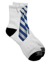 Blue and Silver AOP Adult Short Socks with Wizard Uniform Design - TooLoud-Socks-TooLoud-White-Ladies-4-6-Davson Sales