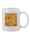 Blue Bird in Yellow Printed 11 oz Coffee Mug - Exquisite Drinkware Expertise-11 OZ Coffee Mug-TooLoud-White-Davson Sales