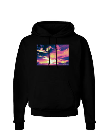 Blue Mesa Reservoir Surreal Dark Hoodie Sweatshirt-Hoodie-TooLoud-Black-Small-Davson Sales
