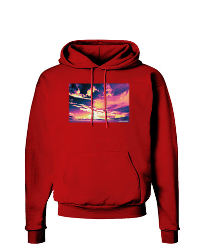 Blue Mesa Reservoir Surreal Dark Hoodie Sweatshirt-Hoodie-TooLoud-Red-Small-Davson Sales