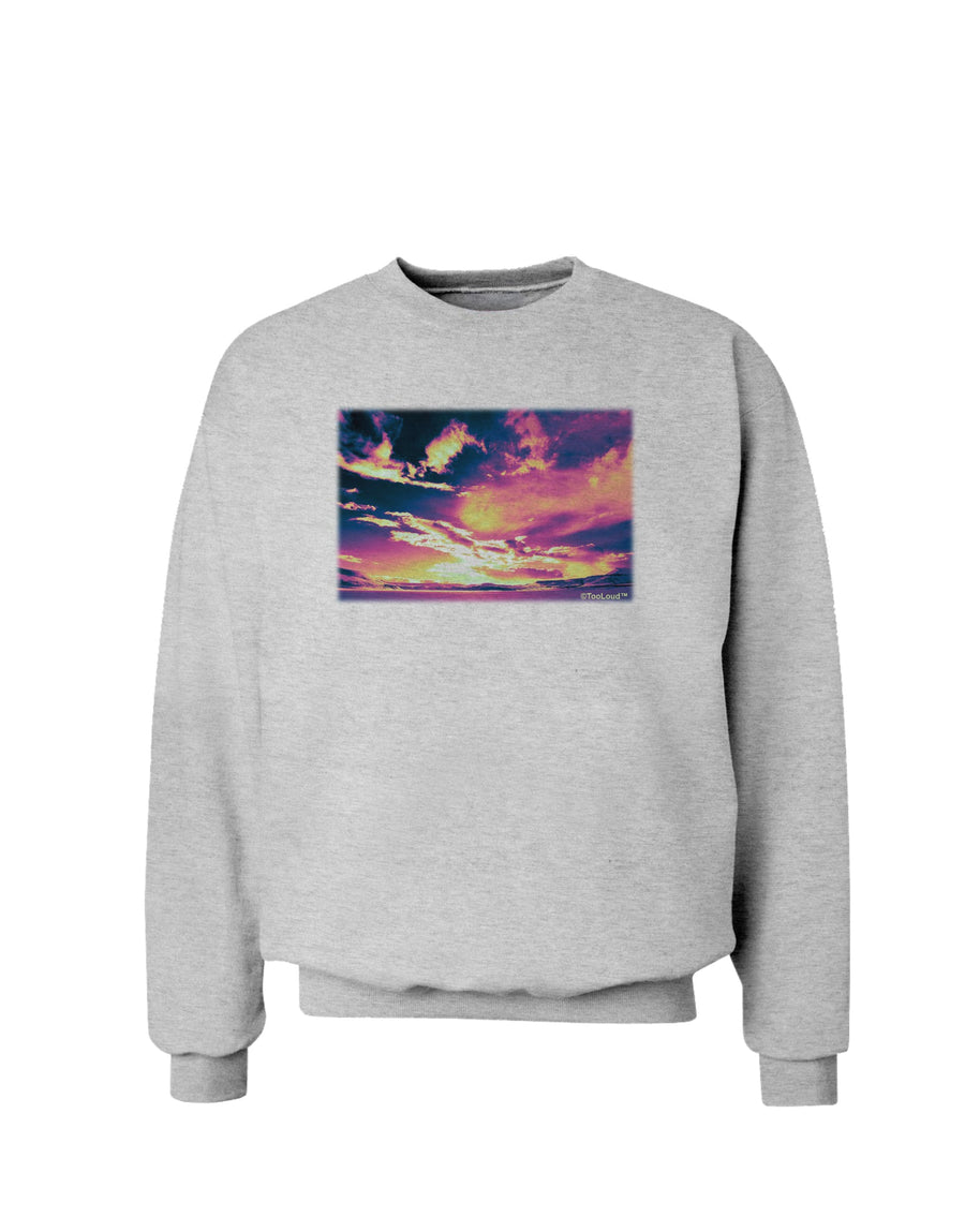 Blue Mesa Reservoir Surreal Sweatshirt-Sweatshirts-TooLoud-White-Small-Davson Sales