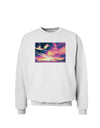 Blue Mesa Reservoir Surreal Sweatshirt-Sweatshirts-TooLoud-White-Small-Davson Sales