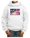 Blue Mesa Reservoir Surreal Youth Hoodie Pullover Sweatshirt-Youth Hoodie-TooLoud-White-XS-Davson Sales