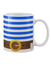 Blue Printed 11 oz Coffee Mug All Over Print - Perfect for Pirate Crews TooLoud-11 OZ Coffee Mug-TooLoud-White-Davson Sales
