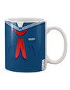 Blue Printed 11 oz Coffee Mug All Over Print - The Perfect Drinkware for School Uniform Enthusiasts - TooLoud-11 OZ Coffee Mug-TooLoud-White-Davson Sales