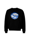 Blue Sky Puffy Clouds Adult Dark Sweatshirt-Sweatshirts-TooLoud-Black-Small-Davson Sales