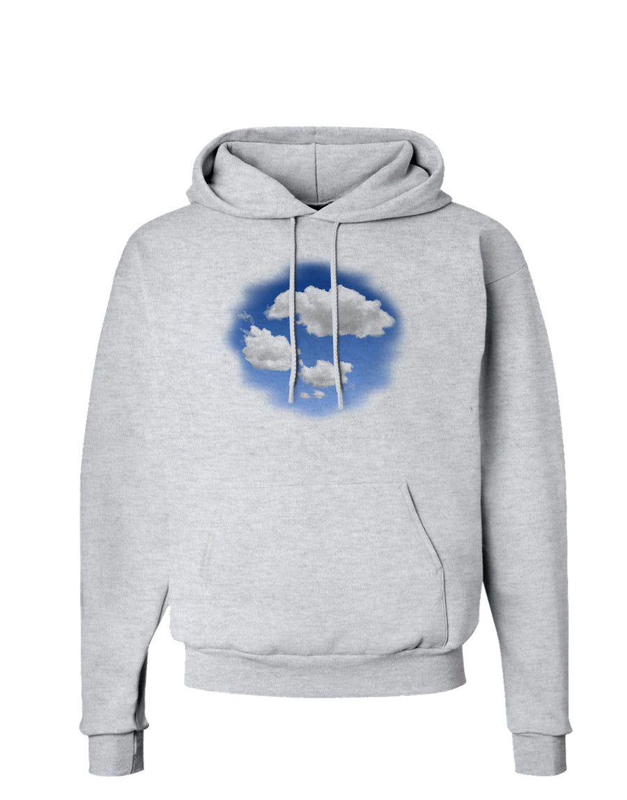 Blue Sky Puffy Clouds Hoodie Sweatshirt-Hoodie-TooLoud-White-Small-Davson Sales