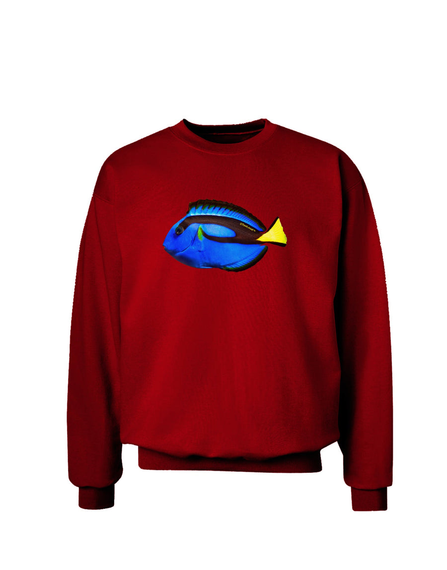 Blue Tang Fish Adult Dark Sweatshirt-Sweatshirts-TooLoud-Black-Small-Davson Sales