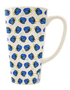 Blue Tang Fish All Over Print 16 Ounce Conical Latte Coffee Mug - Expertly Crafted Drinkware-Conical Latte Mug-TooLoud-White-Davson Sales