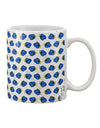 Blue Tang Fish All Over Print Coffee Mug - TooLoud-11 OZ Coffee Mug-TooLoud-White-Davson Sales