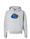 Blue Tang Fish Hoodie Sweatshirt-Hoodie-TooLoud-AshGray-Small-Davson Sales