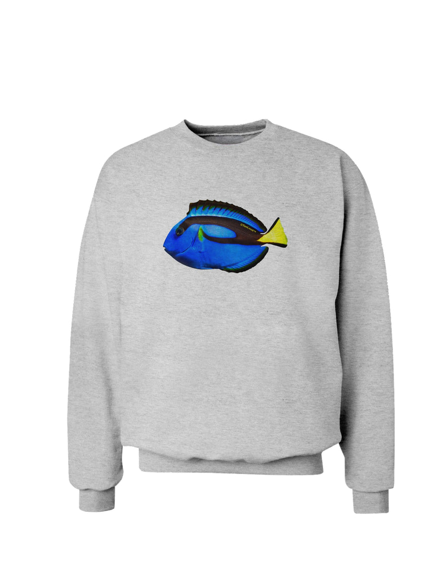 Blue Tang Fish Sweatshirt-Sweatshirts-TooLoud-White-Small-Davson Sales