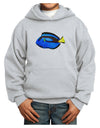 Blue Tang Fish Youth Hoodie Pullover Sweatshirt-Youth Hoodie-TooLoud-Ash-XS-Davson Sales