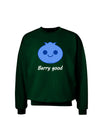 Blueberry - Berry Good Adult Dark Sweatshirt-Sweatshirts-TooLoud-Deep-Forest-Green-Small-Davson Sales