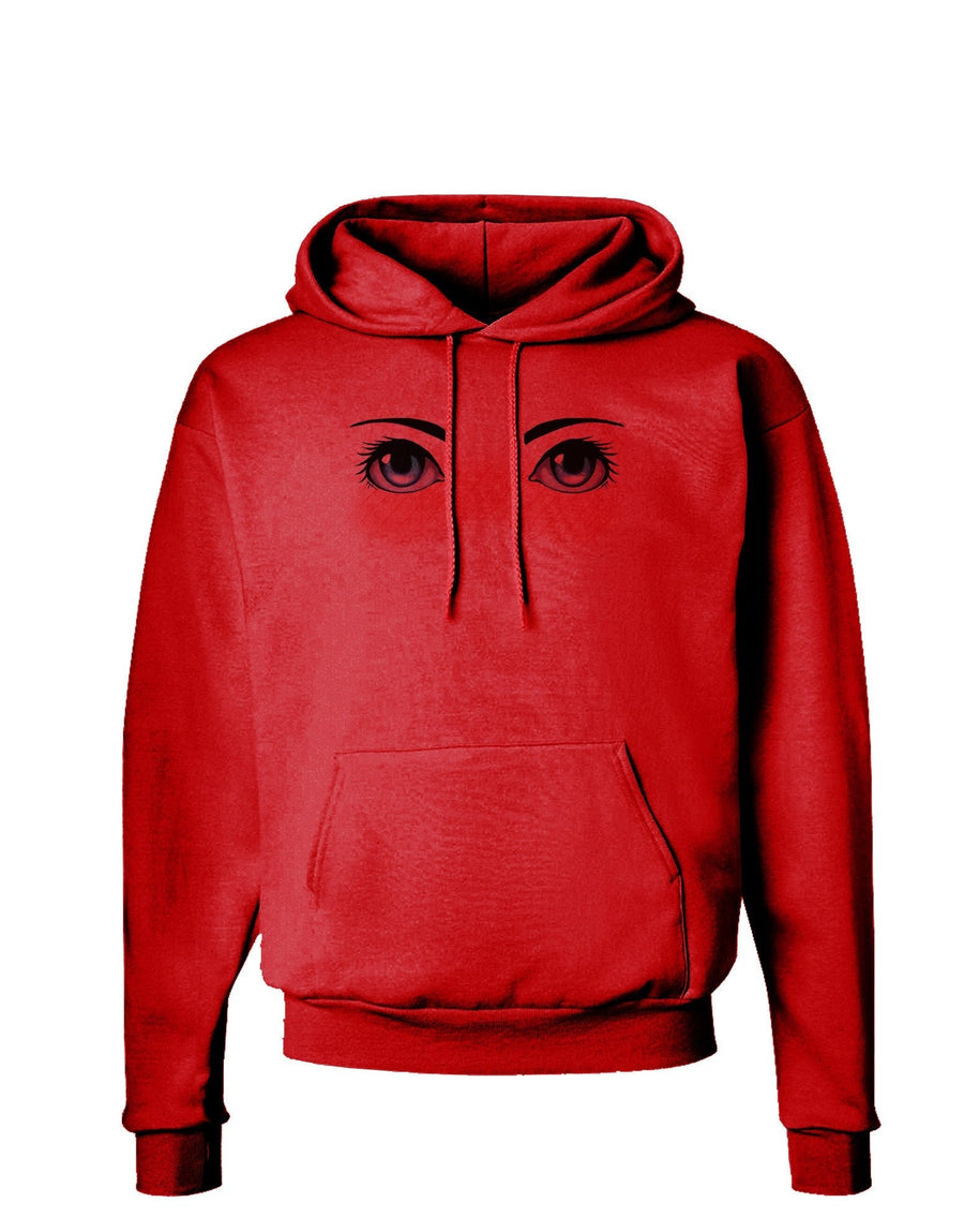 Blushing Anime Eyes Hoodie Sweatshirt-Hoodie-TooLoud-White-XXX-Large-Davson Sales