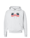 Blushing Anime Eyes Hoodie Sweatshirt-Hoodie-TooLoud-White-XXX-Large-Davson Sales