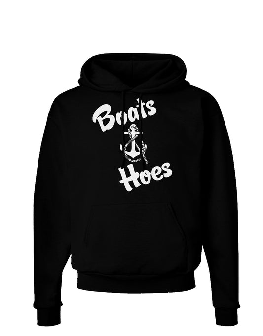 Boats and Hoes Dark Hoodie Sweatshirt-Hoodie-TooLoud-Black-Small-Davson Sales