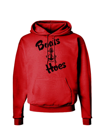 Boats and Hoes Hoodie Sweatshirt-Hoodie-TooLoud-Red-Small-Davson Sales