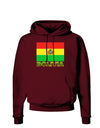 Bolivia Flag Dark Hoodie Sweatshirt-Hoodie-TooLoud-Maroon-Small-Davson Sales