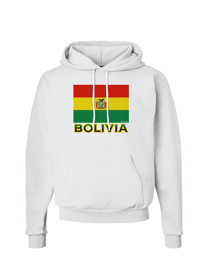 Bolivia Flag Hoodie Sweatshirt-Hoodie-TooLoud-White-Small-Davson Sales