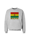 Bolivia Flag Sweatshirt-Sweatshirts-TooLoud-AshGray-Small-Davson Sales